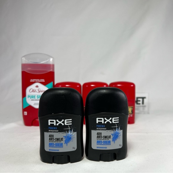Mixed Bundle Men Deodorant Stick Old Spice & AXE Travel Size ~ Total 6 PK * READ - Picture 6 of 11